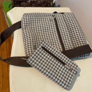 cross body bag with matching wallet